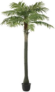 Planta Artificial Arvore Palmeira C/Pote X15 Verde 3.2m